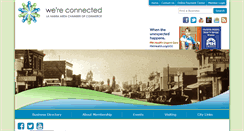 Desktop Screenshot of lahabrachamber.com